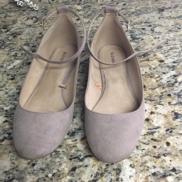 old navy ankle strap flats